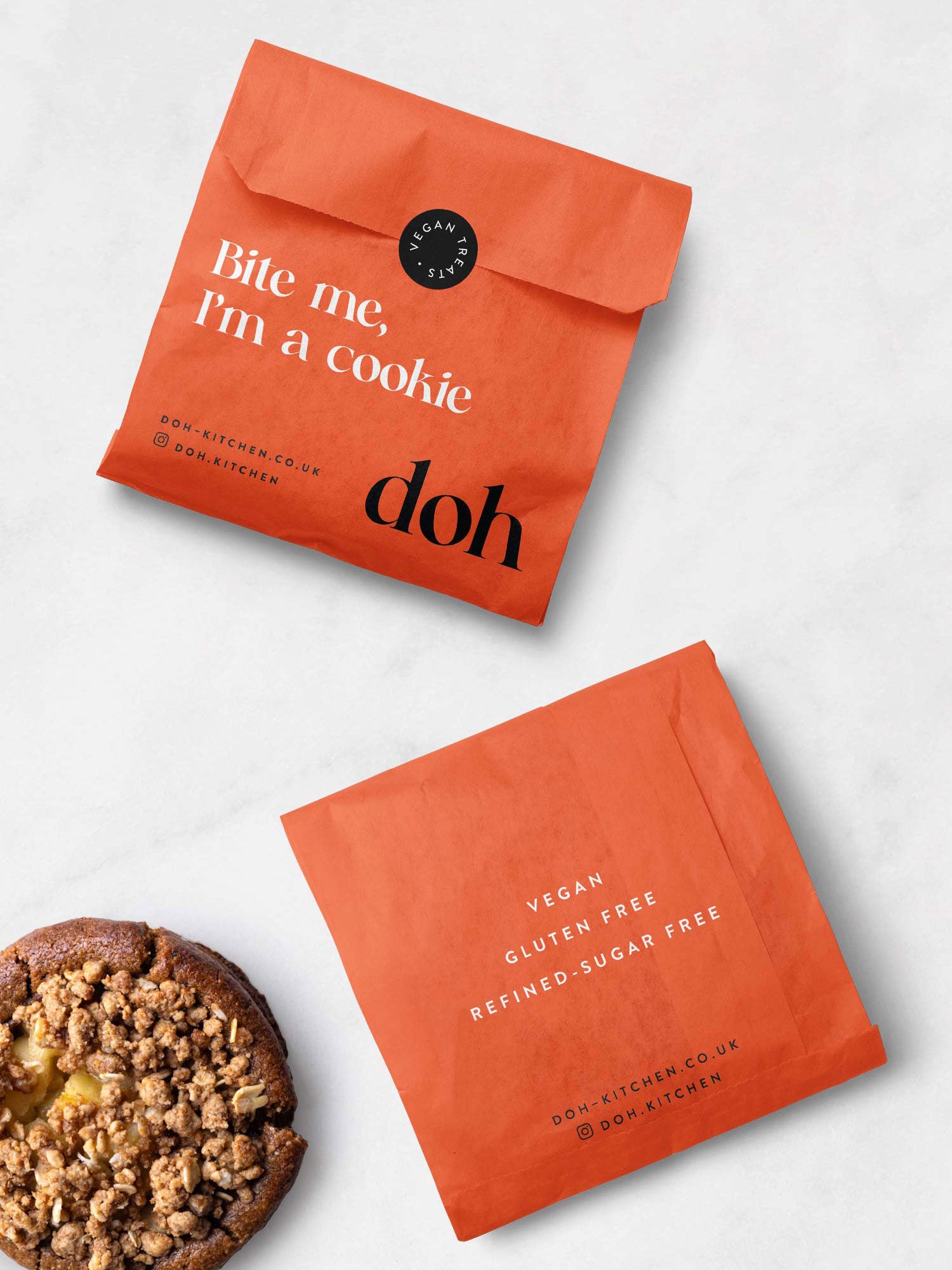 karolina krol art brand website design for artists artisans doh artisanal cookies cookie dough vegan desserts
