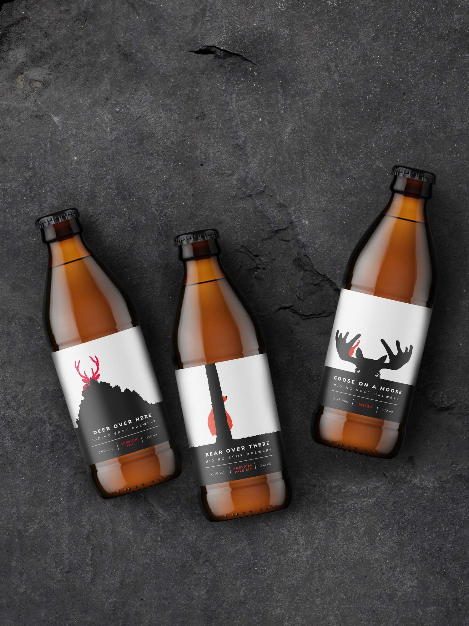 karolina krol art brand website design for artists artisans hiding spot brewery artisanal craft beer
