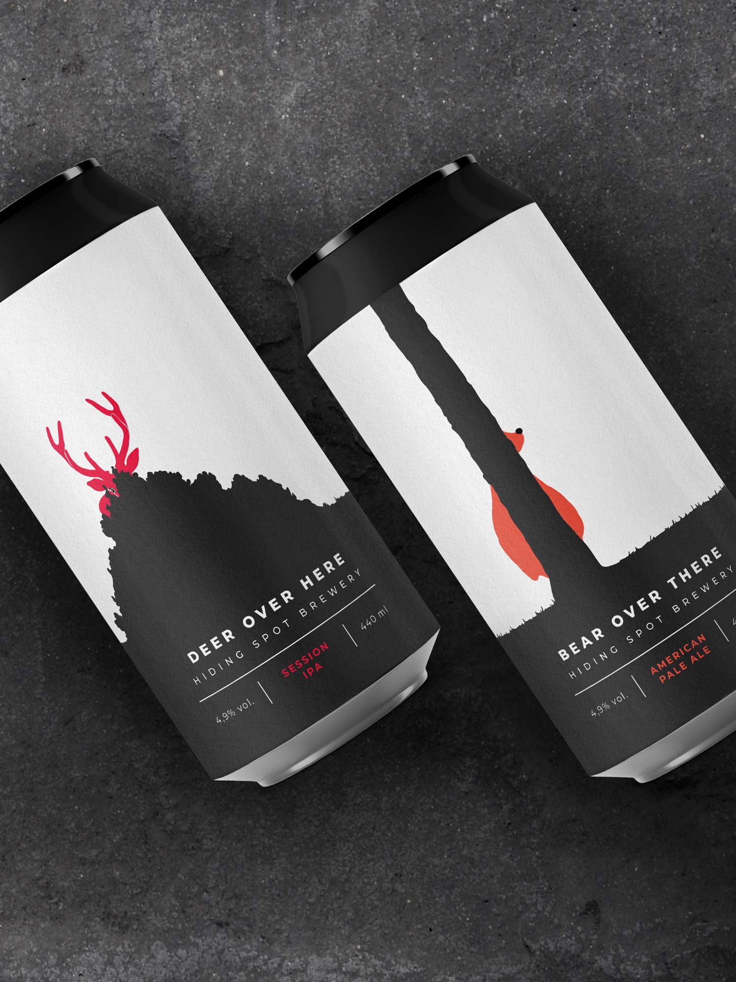karolina krol art brand website design for artists artisans hiding spot brewery artisanal craft brewery
