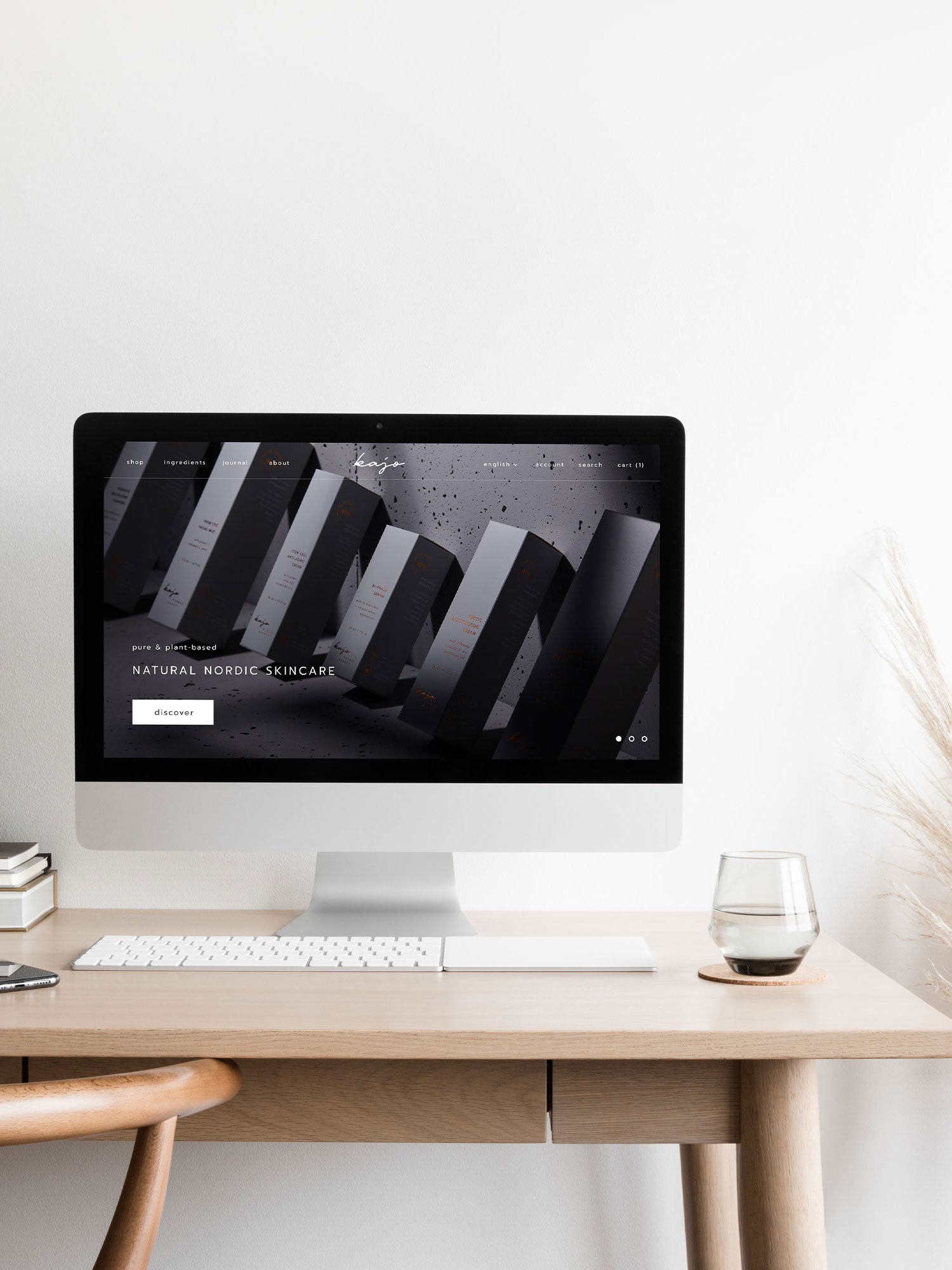 karolina krol art brand website design for artists artisans kajo cosmetics artisanal natural skincare
