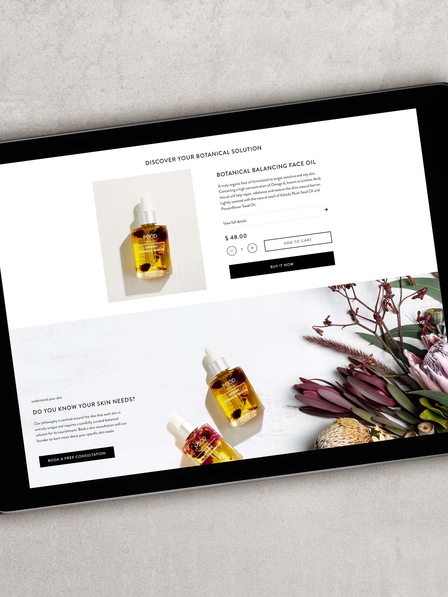 karolina krol art brand website design for artists artisans miod artisanal natural skincare
