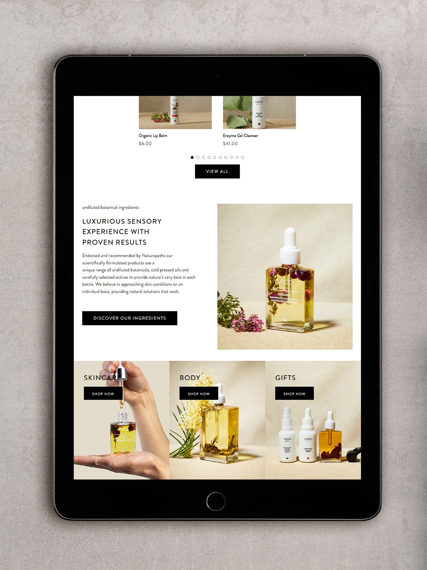 karolina krol art brand website design for artists artisans miod artisanal sustainable skincare
