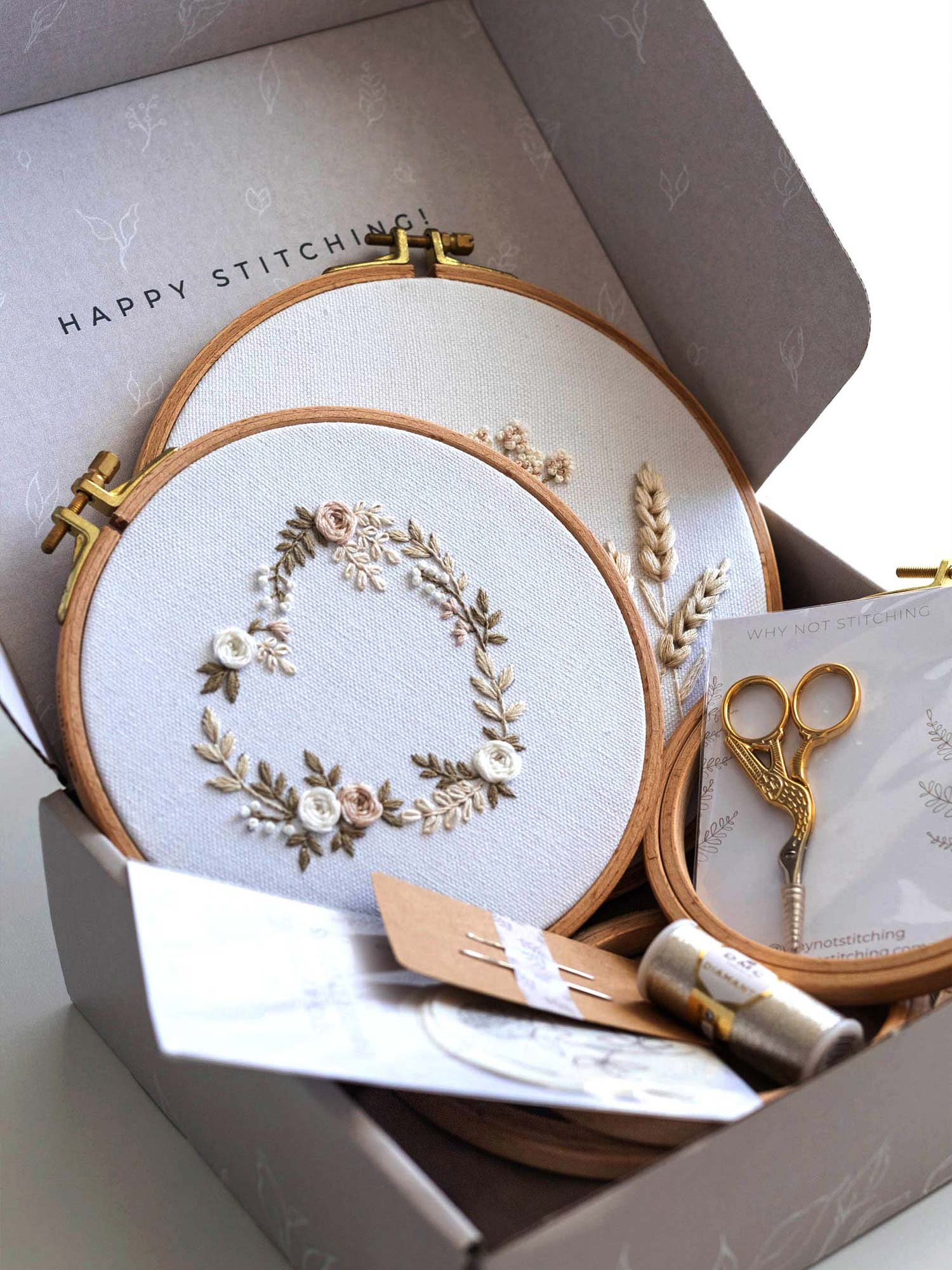 karolina krol art brand website design for artists artisans why not stitching artisanal embroidery premium craft boxes
